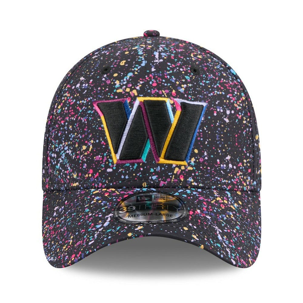 Washington Commanders New Era 2025 NFL Crucial Catch 39THIRTY Flex Hat