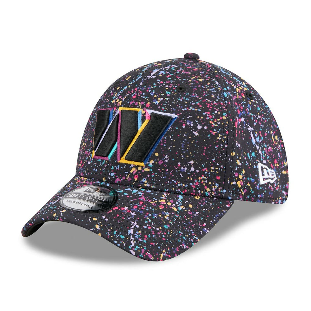 Washington Commanders New Era 2025 NFL Crucial Catch 39THIRTY Flex Hat