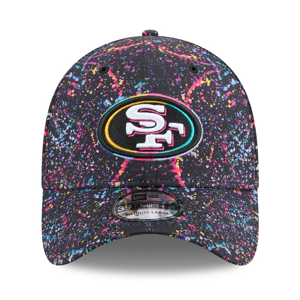 San Francisco 49ers New Era 2025 NFL Crucial Catch 39THIRTY Flex Hat