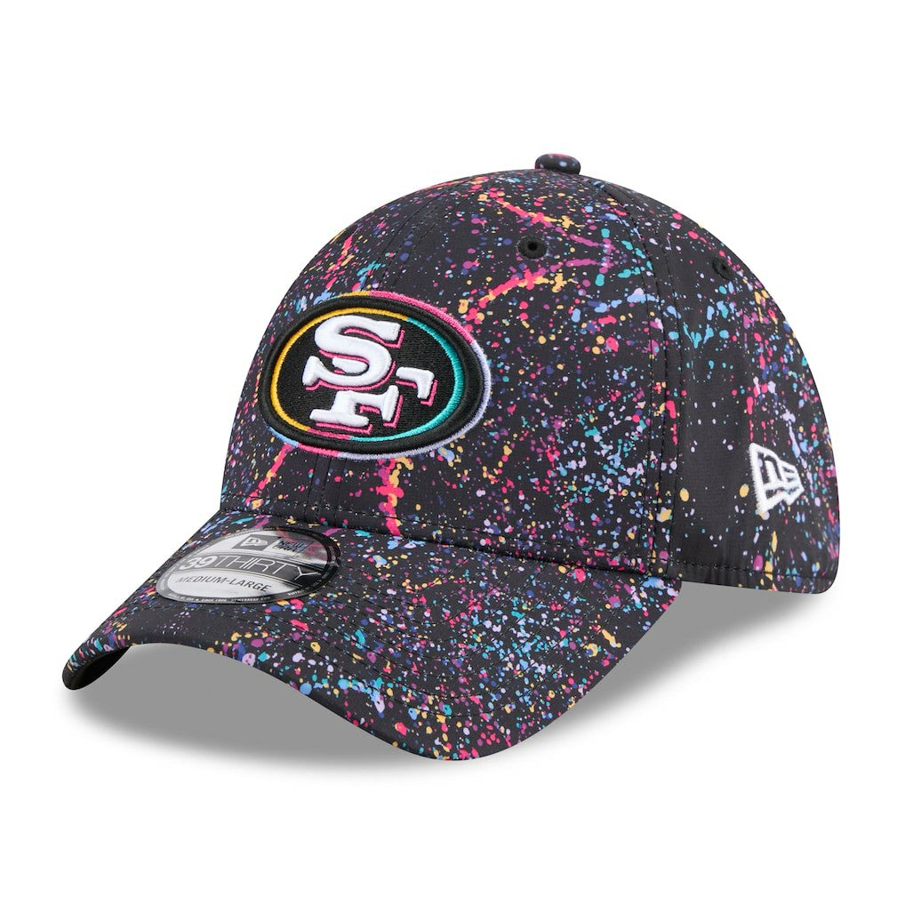 San Francisco 49ers New Era 2025 NFL Crucial Catch 39THIRTY Flex Hat