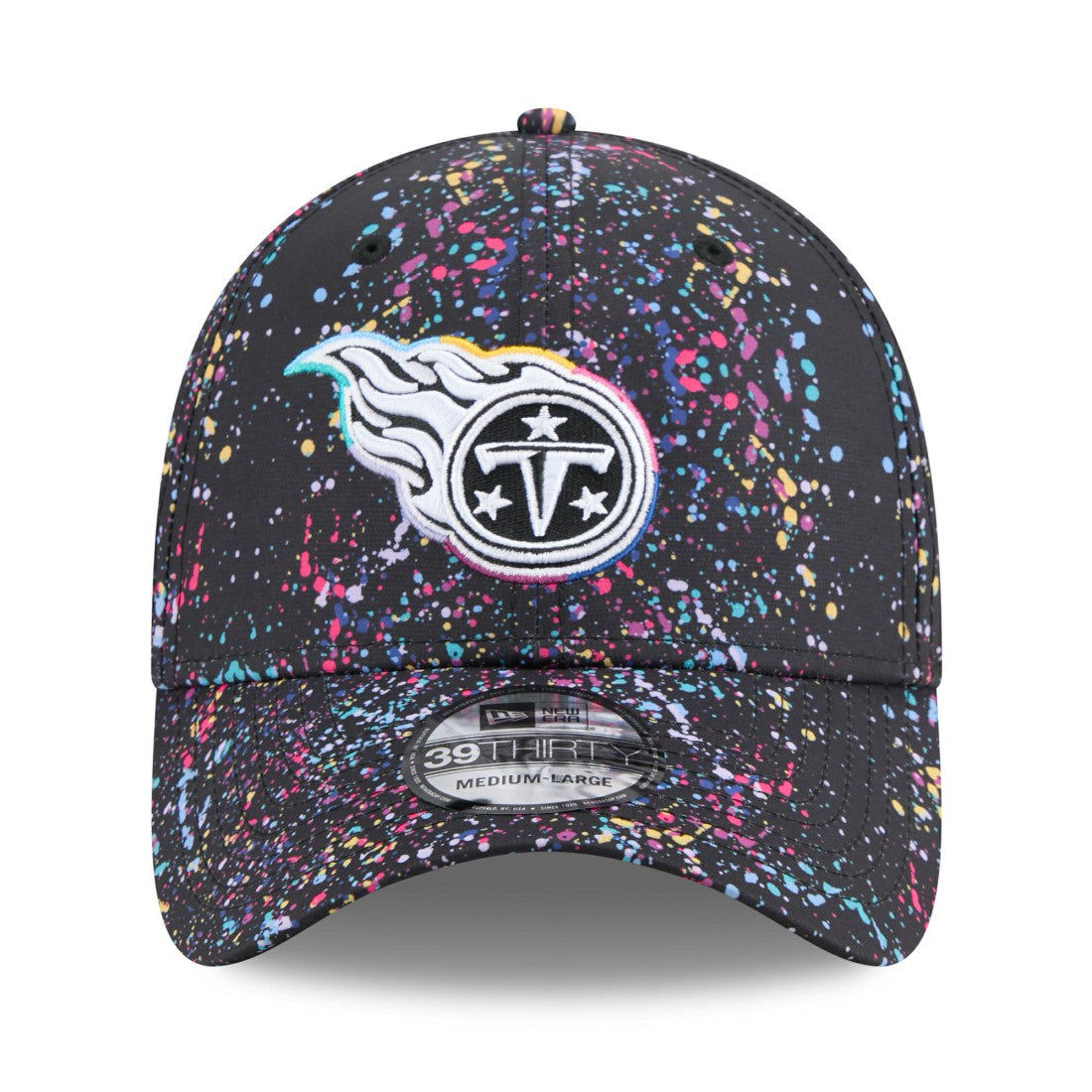 Tennessee Titans New Era 2025 NFL Crucial Catch 39THIRTY Flex Hat