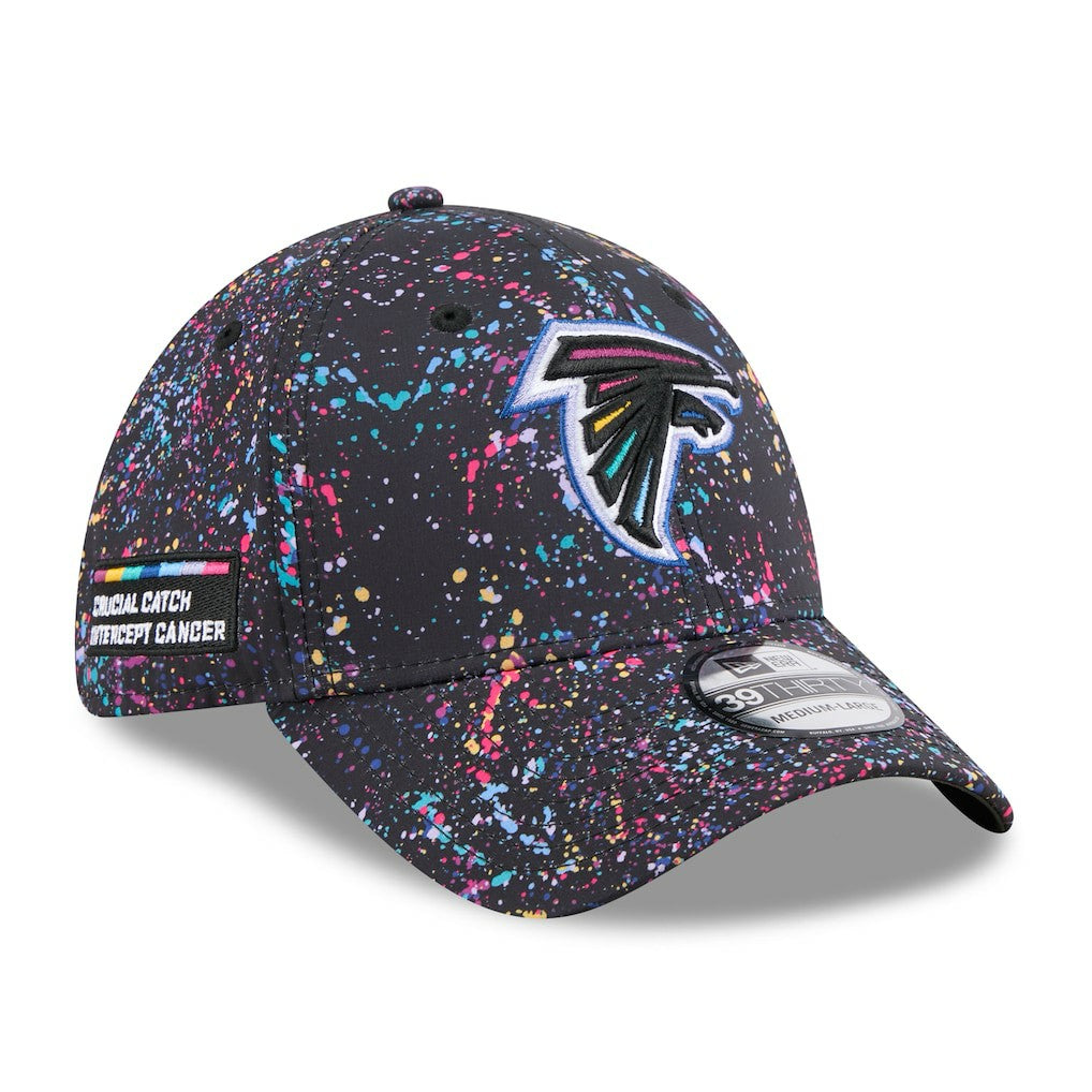 Atlanta Falcons New Era 2025 NFL Crucial Catch 39THIRTY Flex Hat