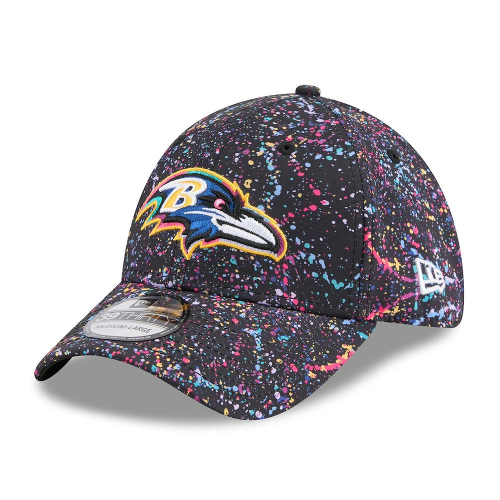 Baltimore Ravens New Era 2025 NFL Crucial Catch 39THIRTY Flex Hat