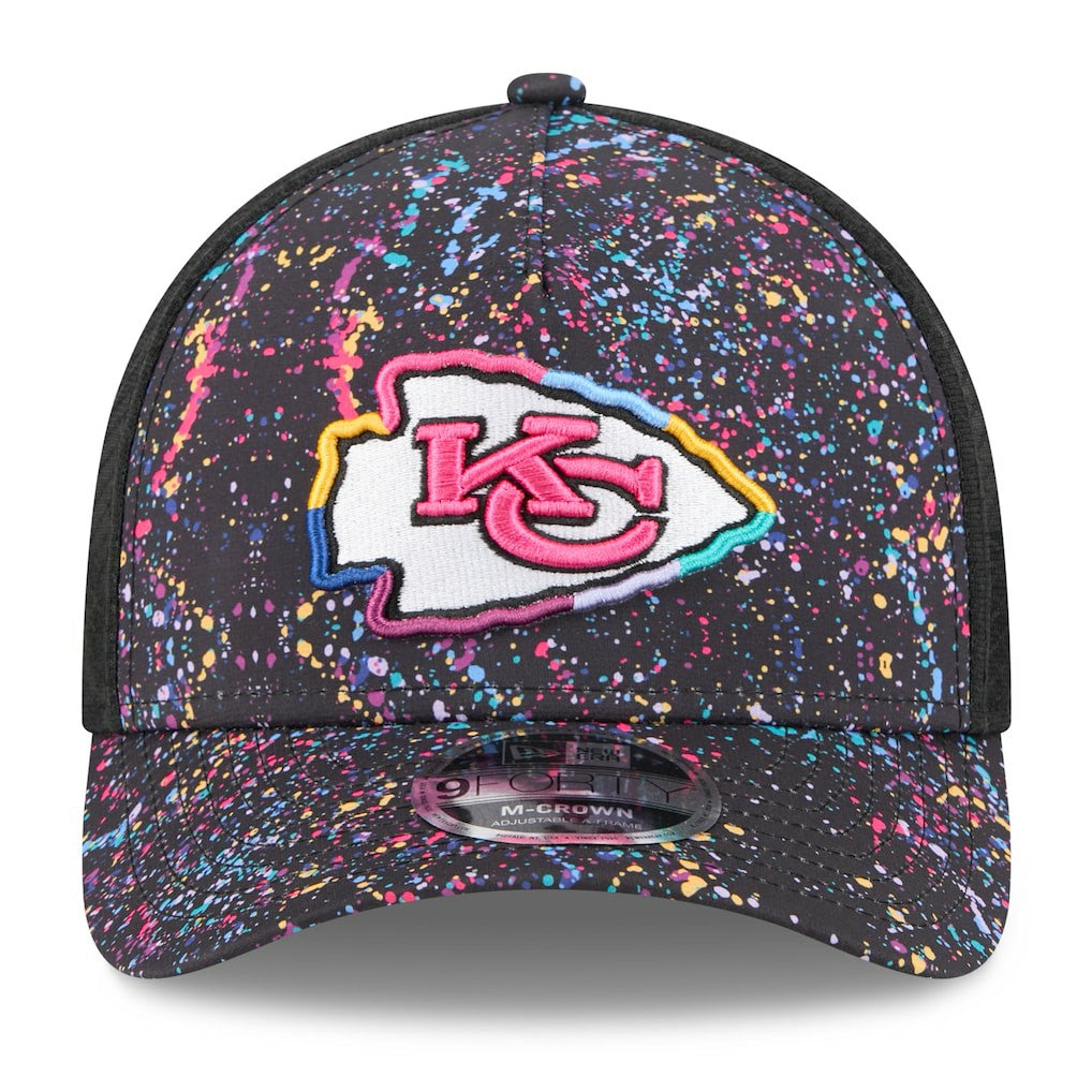 Kansas City Chiefs New Era 2025 NFL Crucial Catch 9FORTY Adjustable Hat