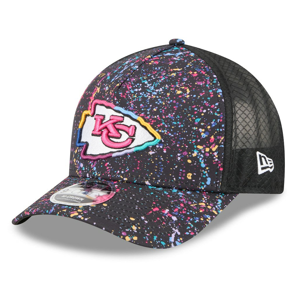 Kansas City Chiefs New Era 2025 NFL Crucial Catch 9FORTY Adjustable Hat