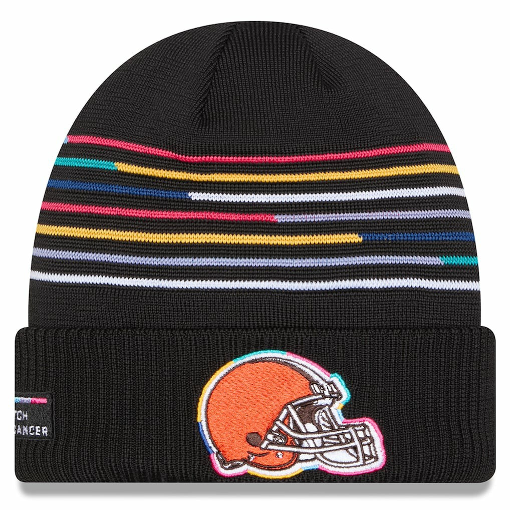 Cleveland Browns New Era 2025 NFL Crucial Catch Cuffed Knit Hat