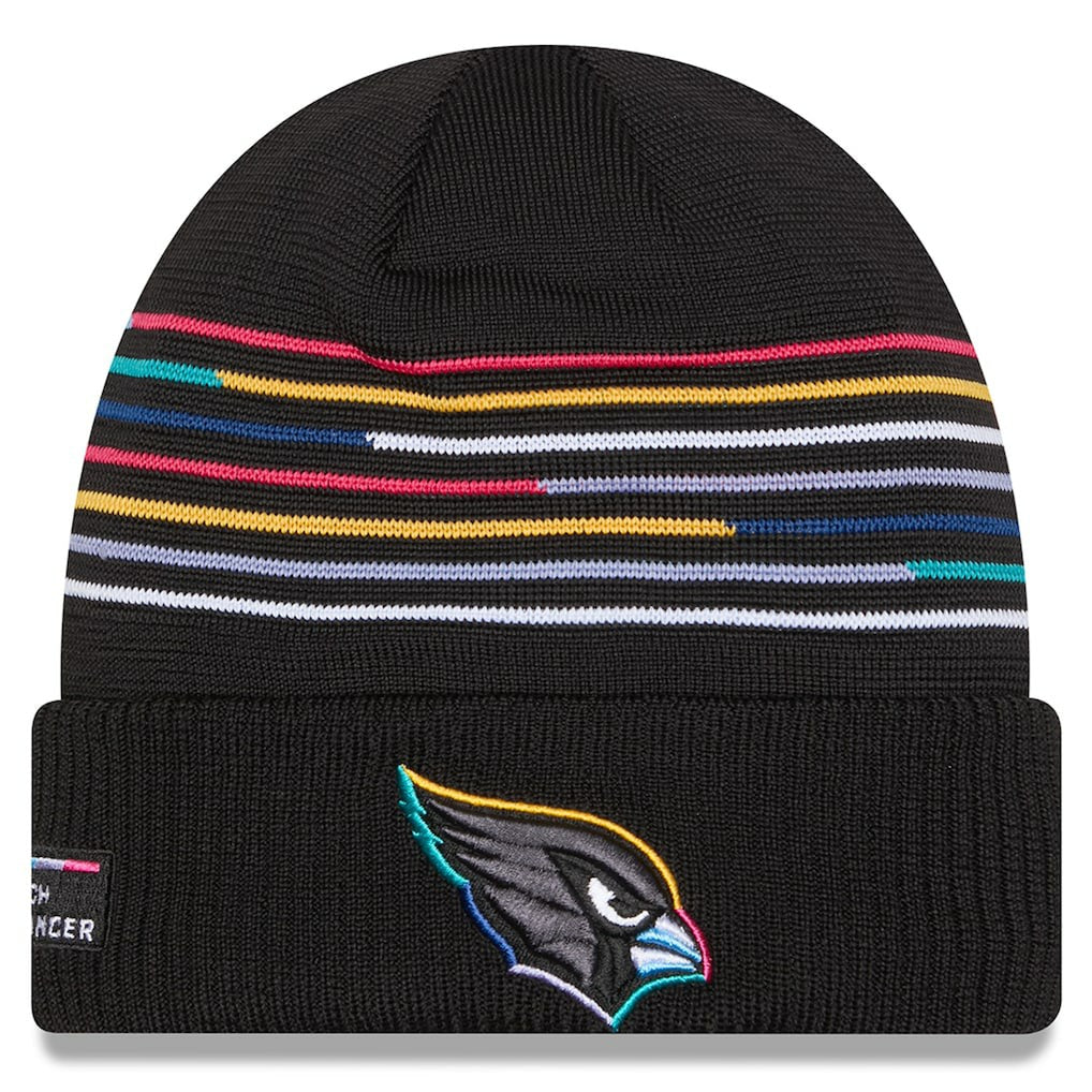 Arizona Cardinals New Era 2025 NFL Crucial Catch Cuffed Knit Hat