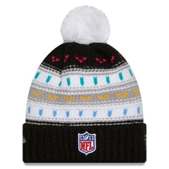 Cleveland Browns New Era Women's 2025 NFL Crucial Catch Cuffed Knit Hat with Pom