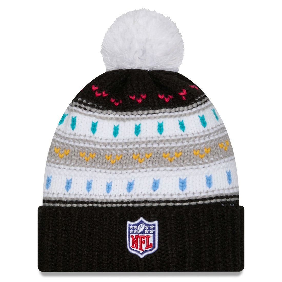 Tennessee Titans New Era Women's 2025 NFL Crucial Catch Cuffed Knit Hat with Pom