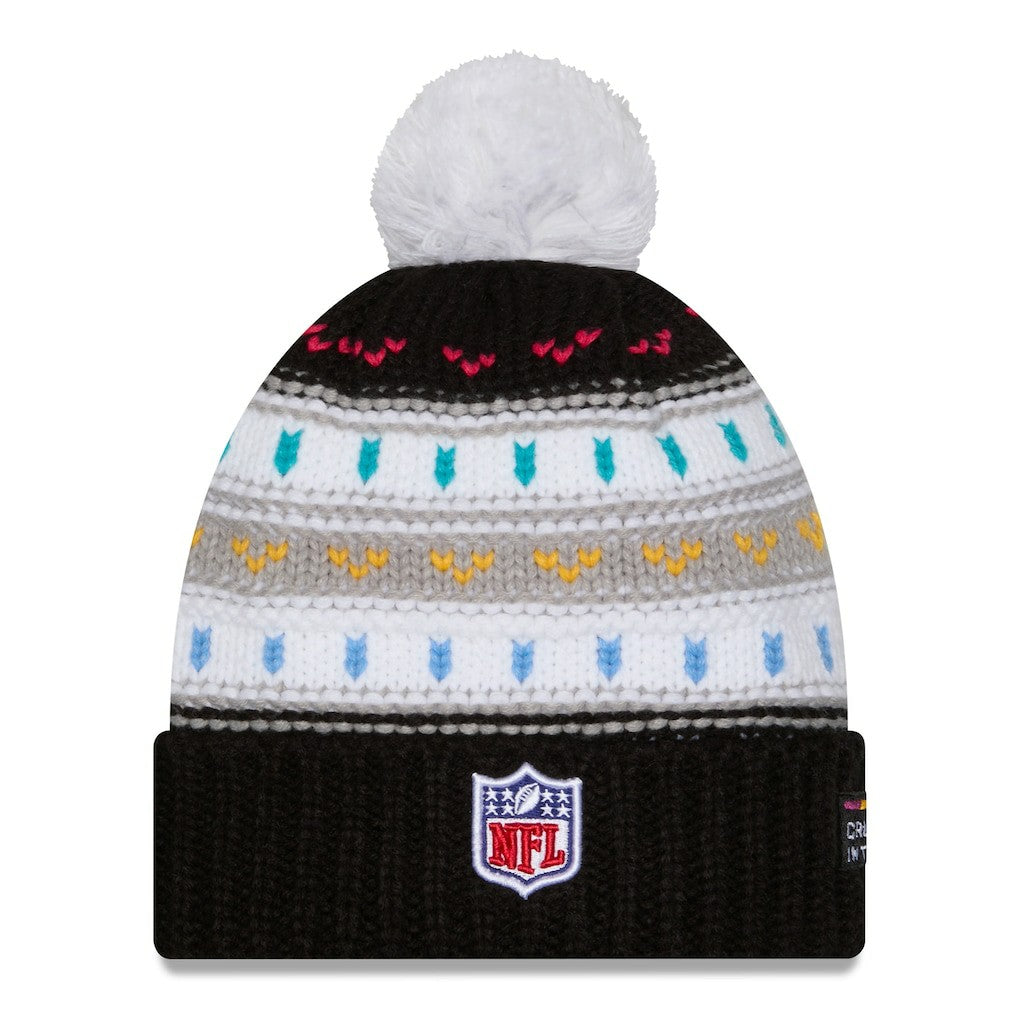 Los Angeles Rams New Era Women's 2025 NFL Crucial Catch Cuffed Knit Hat with Pom