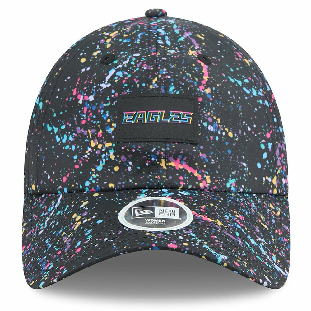 Philadelphia Eagles New Era Women's 2025 NFL Crucial Catch Pony Tail Adjustable Hat