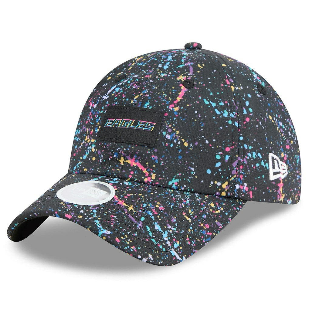 Philadelphia Eagles New Era Women's 2025 NFL Crucial Catch Pony Tail Adjustable Hat
