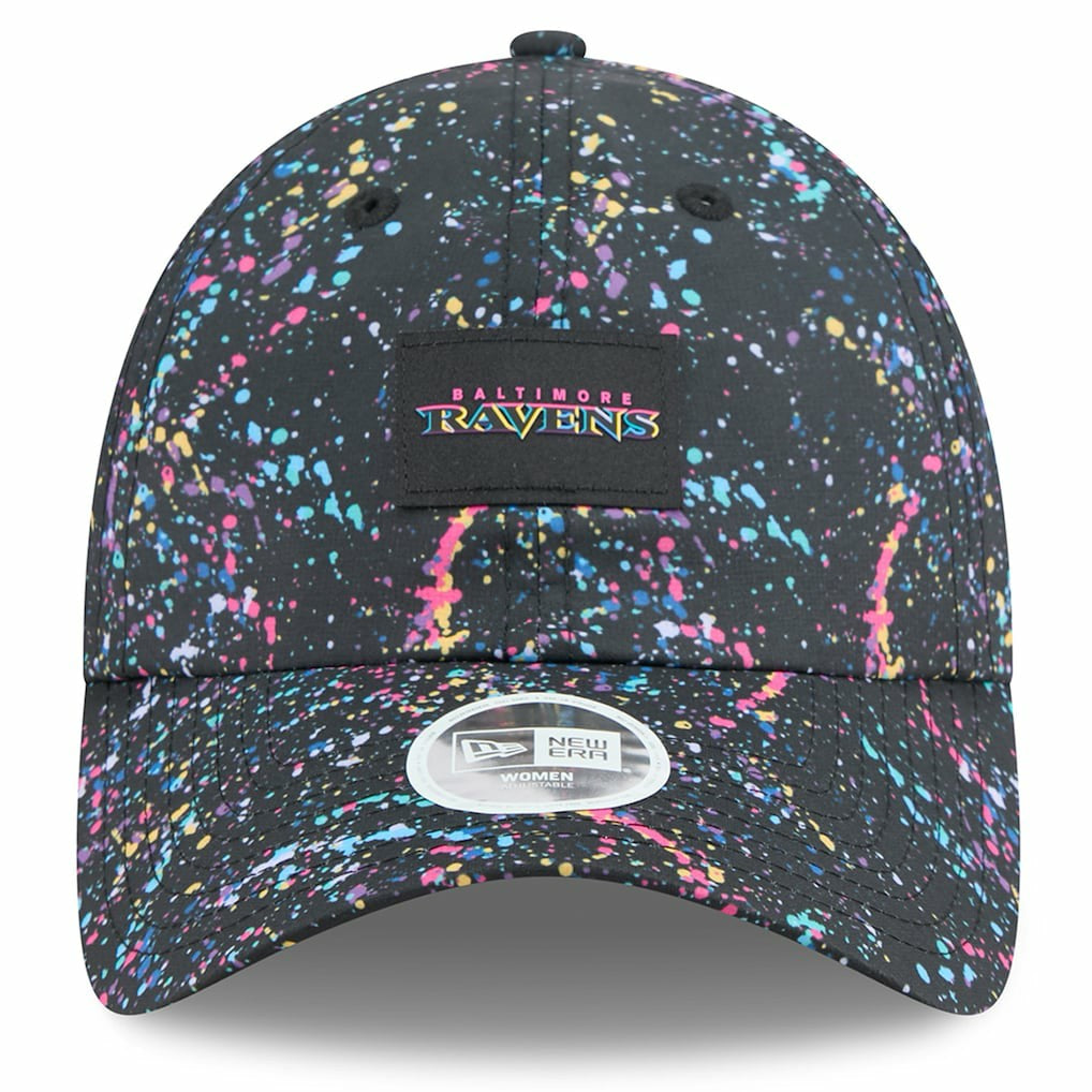 Baltimore Ravens New Era Women's 2025 NFL Crucial Catch Pony Tail Adjustable Hat