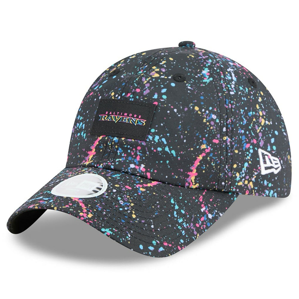 Baltimore Ravens New Era Women's 2025 NFL Crucial Catch Pony Tail Adjustable Hat