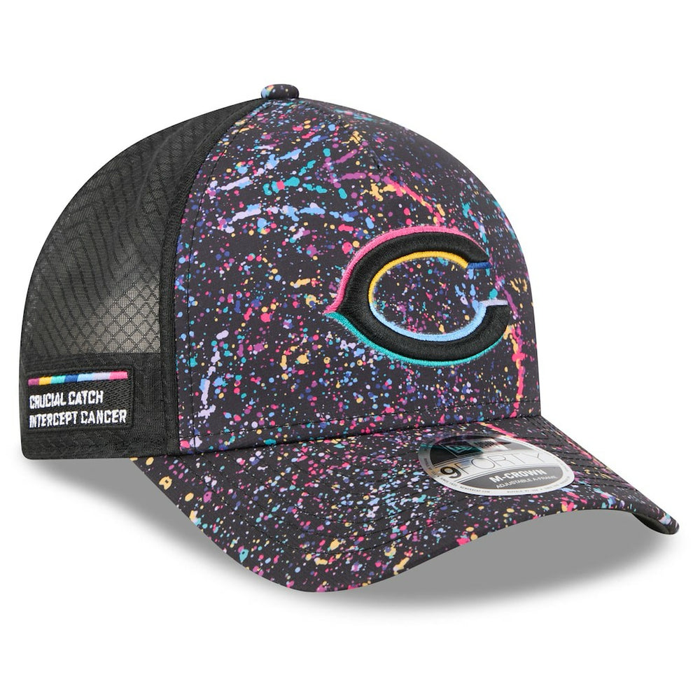 Chicago Bears New Era Youth 2025 NFL Crucial Catch 9FORTY Adjustable Hat