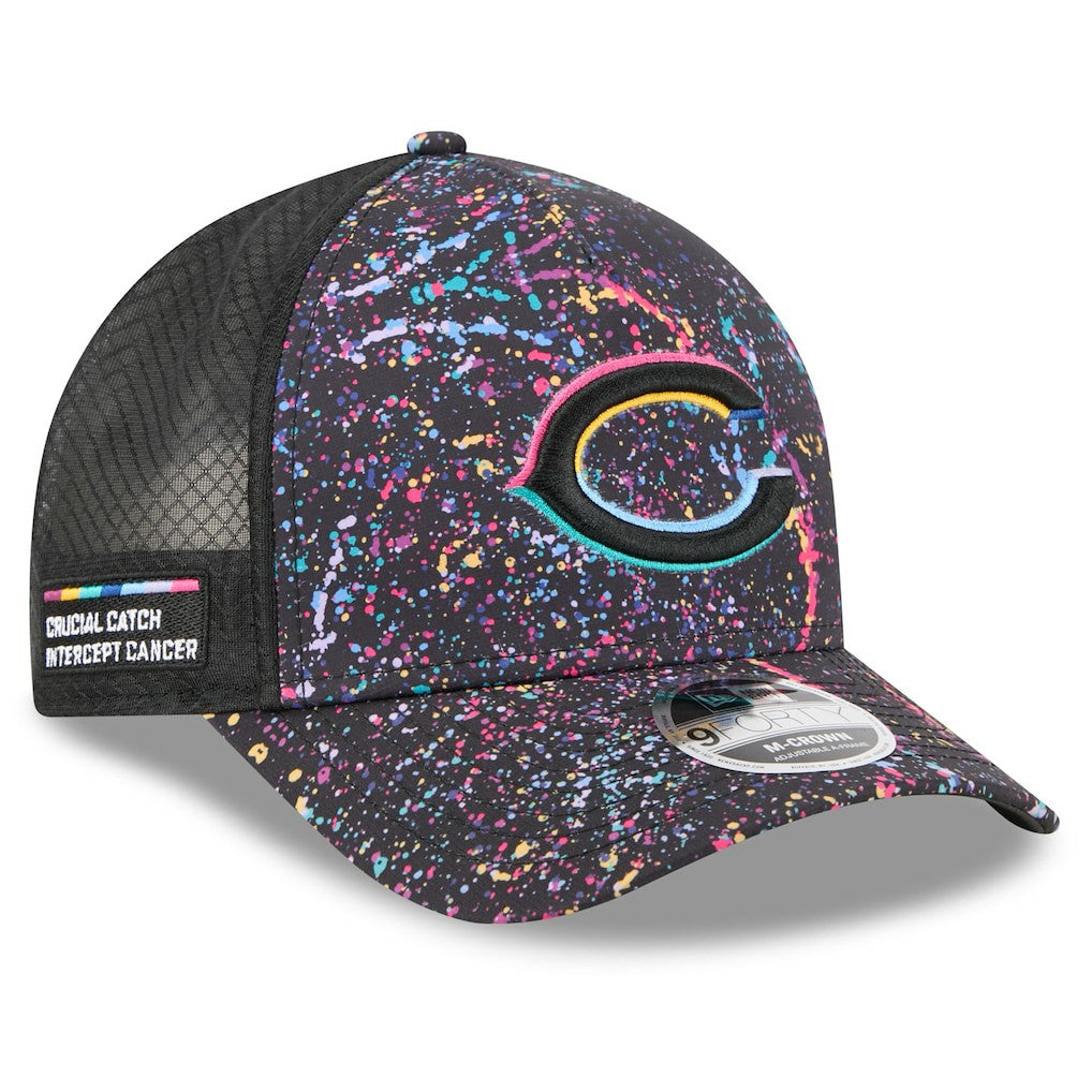 Chicago Bears New Era Youth 2025 NFL Crucial Catch 9FORTY Adjustable Hat