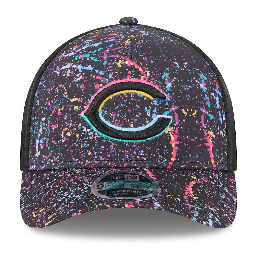 Chicago Bears New Era Youth 2025 NFL Crucial Catch 9FORTY Adjustable Hat