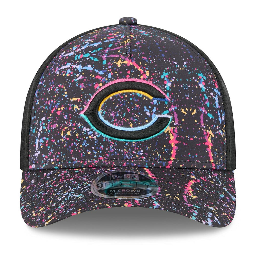 Chicago Bears New Era Youth 2025 NFL Crucial Catch 9FORTY Adjustable Hat
