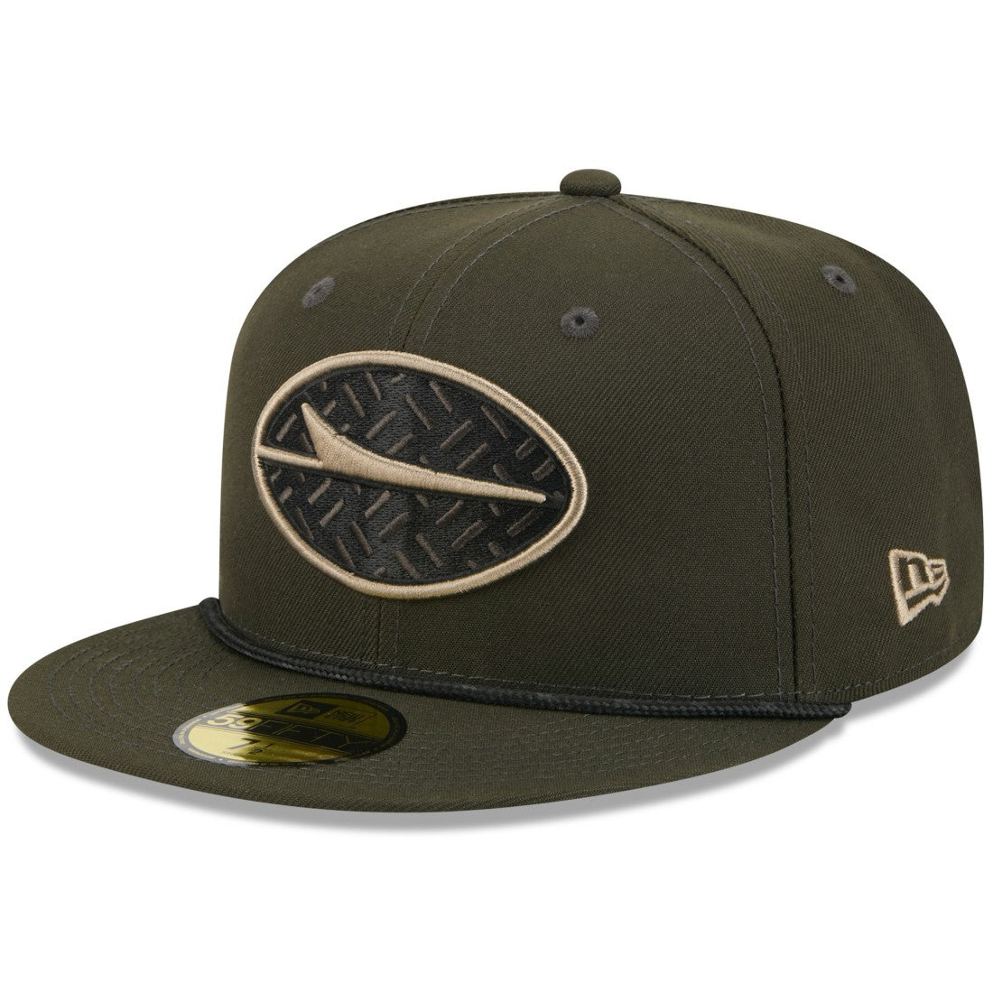 New York Jets New Era 2025 Rivalries Collection Sideline Rope 59FIFTY Fitted Hat