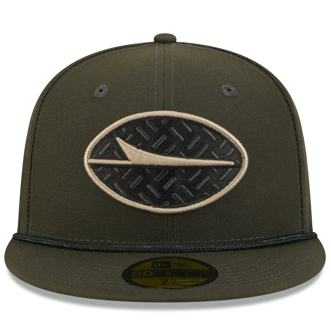 New York Jets New Era 2025 Rivalries Collection Sideline Rope 59FIFTY Fitted Hat