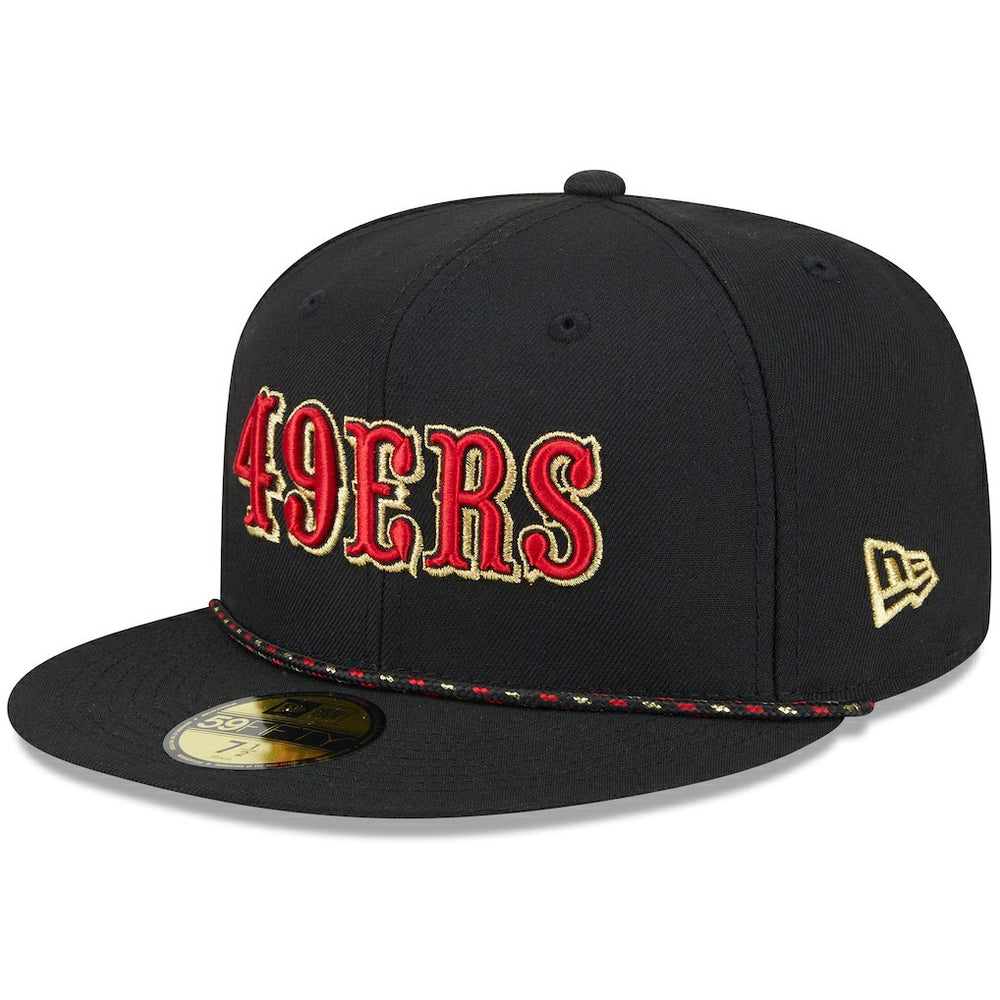 San Francisco 49ers New Era 2025 Rivalries Collection Sideline Rope 59FIFTY Fitted Hat