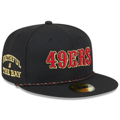 San Francisco 49ers New Era 2025 Rivalries Collection Sideline Rope 59FIFTY Fitted Hat