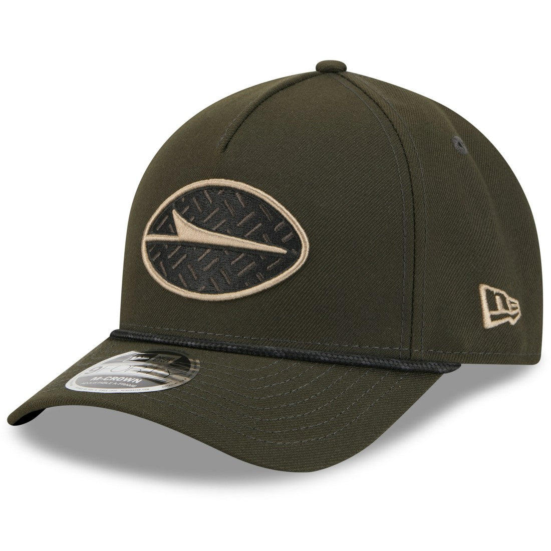 New York Jets New Era 2025 Rivalries Collection Sideline A-Frame 9FORTY Adjustable Hat