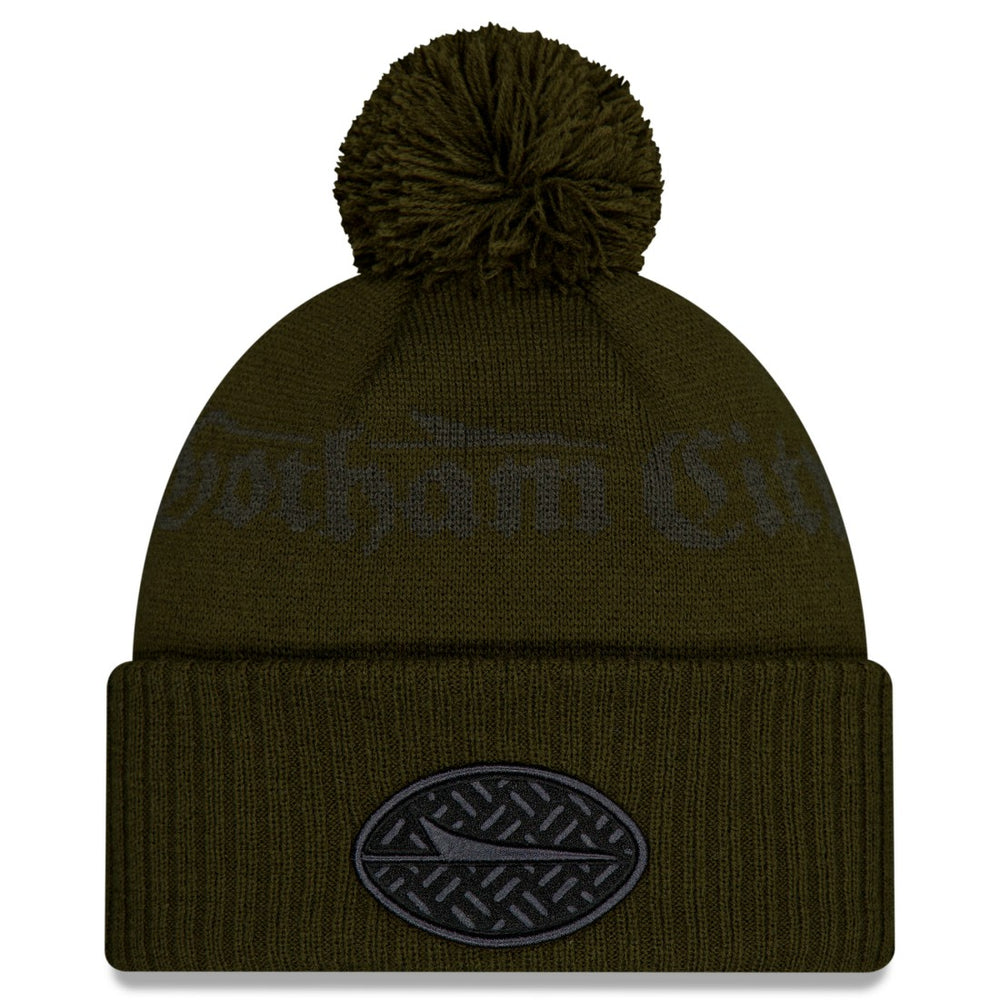 New York Jets New Era 2025 Rivalries Collection Sideline Cuffed Knit Hat with Pom