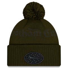 New York Jets New Era 2025 Rivalries Collection Sideline Cuffed Knit Hat with Pom