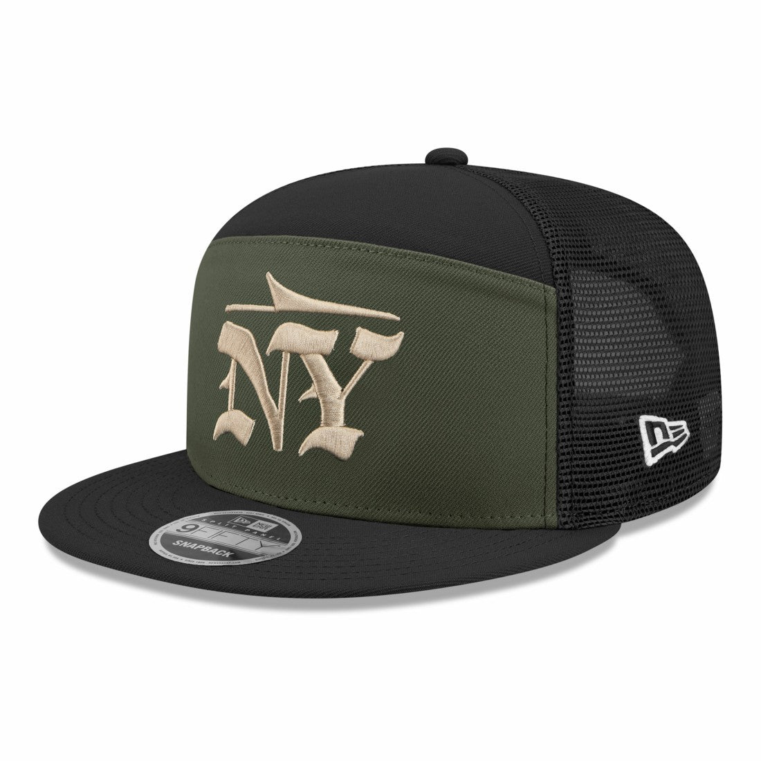New York Jets New Era 2025 Rivalries Collection Team Split Panel 9FIFTY Snapback Hat