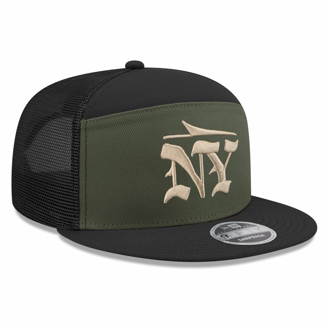 New York Jets New Era 2025 Rivalries Collection Team Split Panel 9FIFTY Snapback Hat