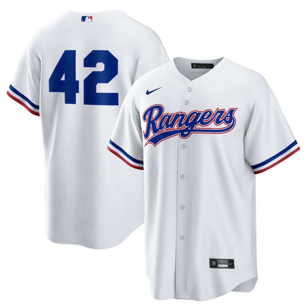 Texas Rangers Nike Home  2025 Jackie Robinson Day Replica Jersey | MLB Discount