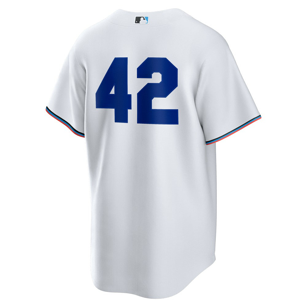 Miami Marlins Nike Home  2025 Jackie Robinson Day Replica Jersey | MLB On Sale