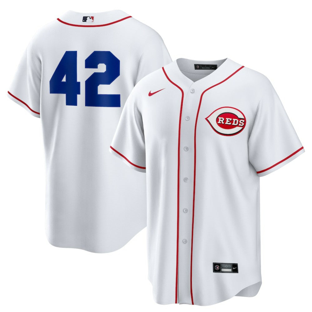 Cincinnati Reds Nike Home  2025 Jackie Robinson Day Replica Jersey | MLB Outlet