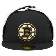 Boston Bruins New Era Injection Dog Ear Classic Fitted Hat Outlet