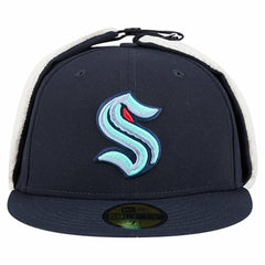 Seattle Kraken New Era Injection Dog Ear Classic Fitted Hat For Sale