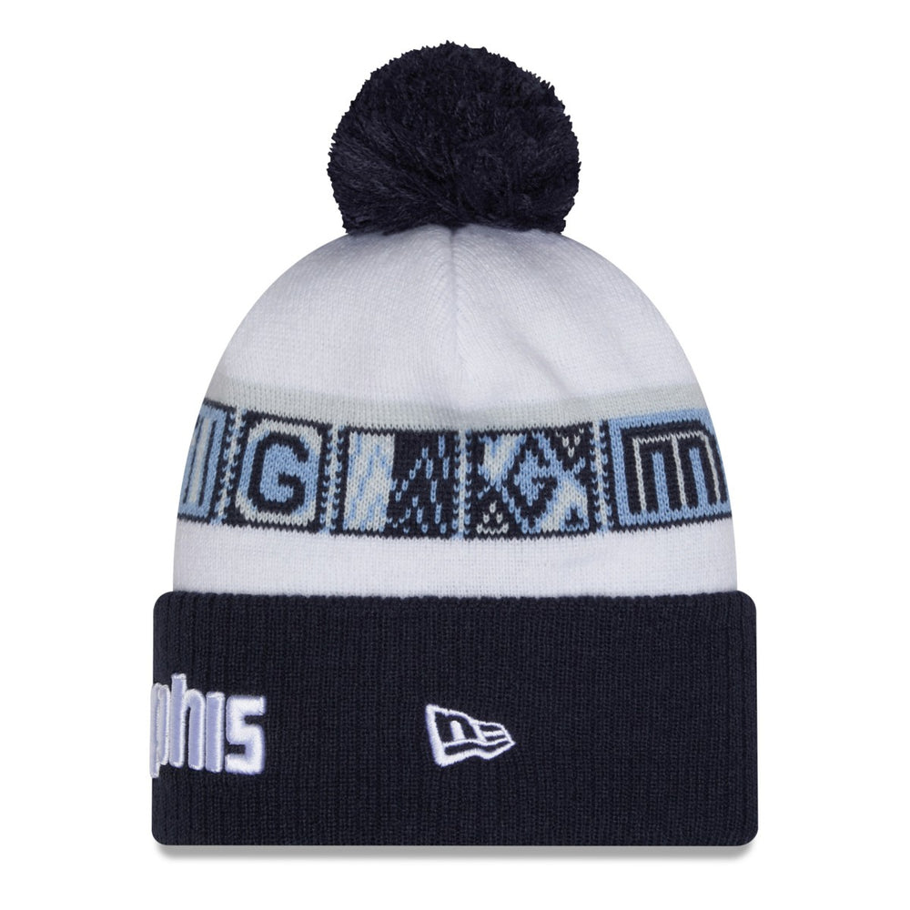 Memphis Grizzlies 2025/26 City Edition Cuffed Knit Hat with Pom On Sale