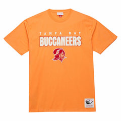 Tampa Bay Buccaneers Mitchell & Ness Throw It Back Premium Vintage Logo T-Shirt
