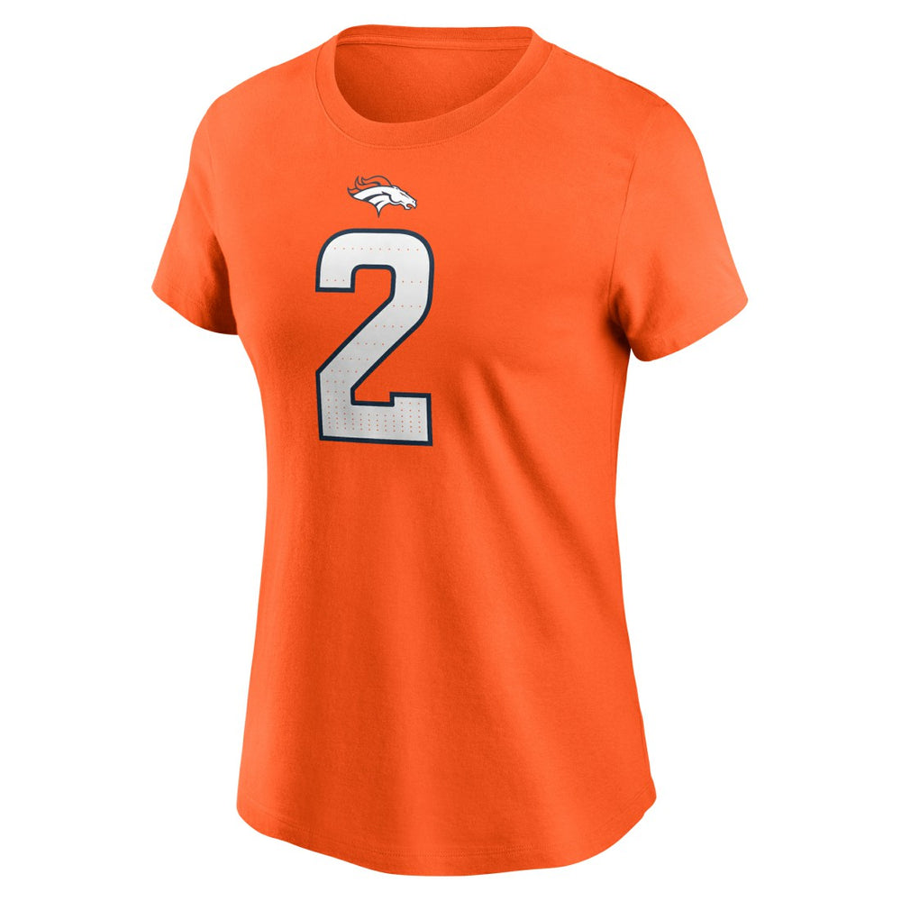 Denver Broncos Nike Patrick Surtain II  Women's Player Name & Number T-Shirt