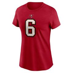 Tampa Bay Buccaneers Nike Baker Mayfield  Women's Player Name & Number T-Shirt