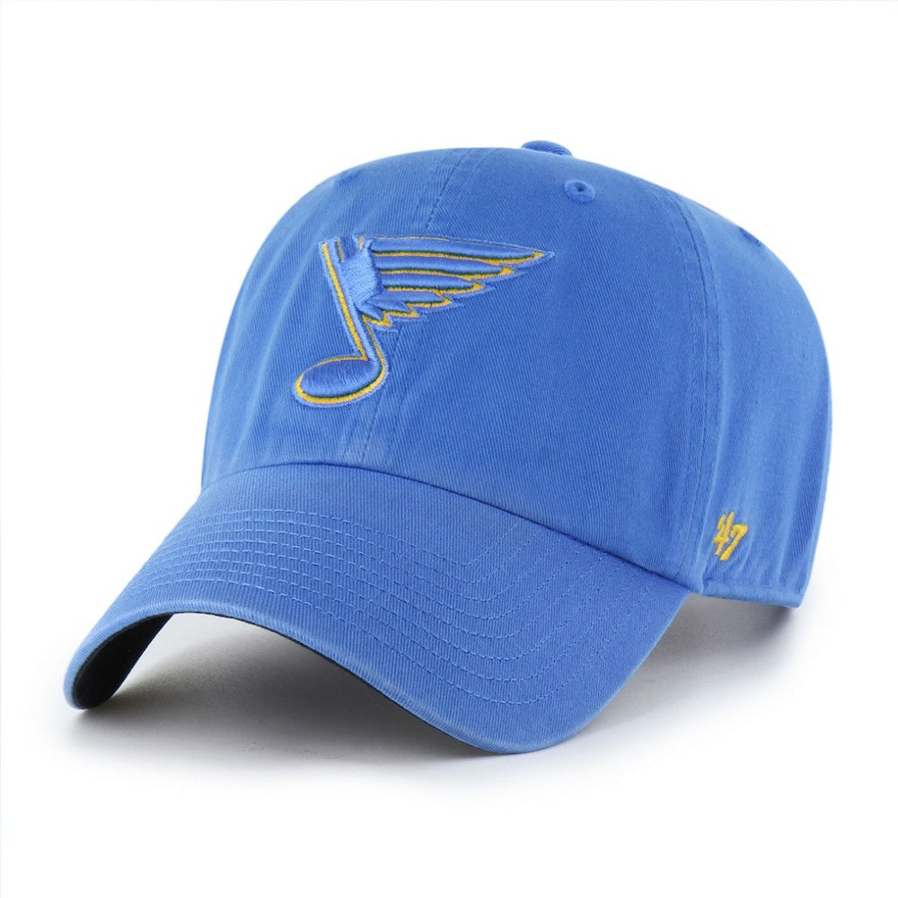 St. Louis Blues '47 Core Logo Clean Up Adjustable Hat For Sale