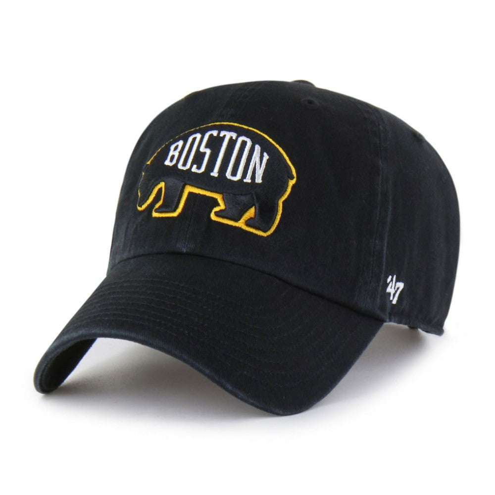 Boston Bruins '47 Alternate Logo Clean Up Adjustable Hat For Sale