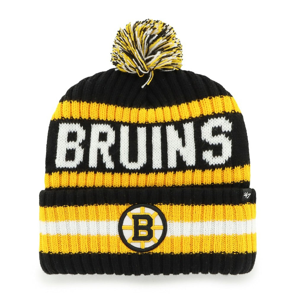 Boston Bruins '47 Bering Cuffed Knit Hat with Pom Discount