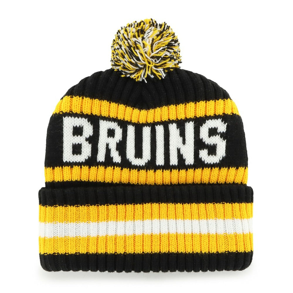 Boston Bruins '47 Bering Cuffed Knit Hat with Pom Discount