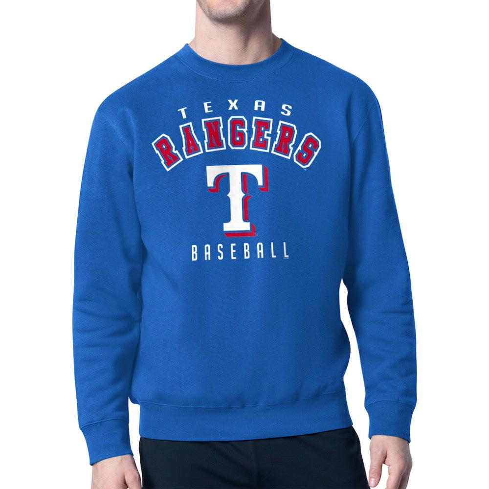 Texas Rangers Starter Team Logo Fleece Pullover Sweatshirt | MLB Outlet