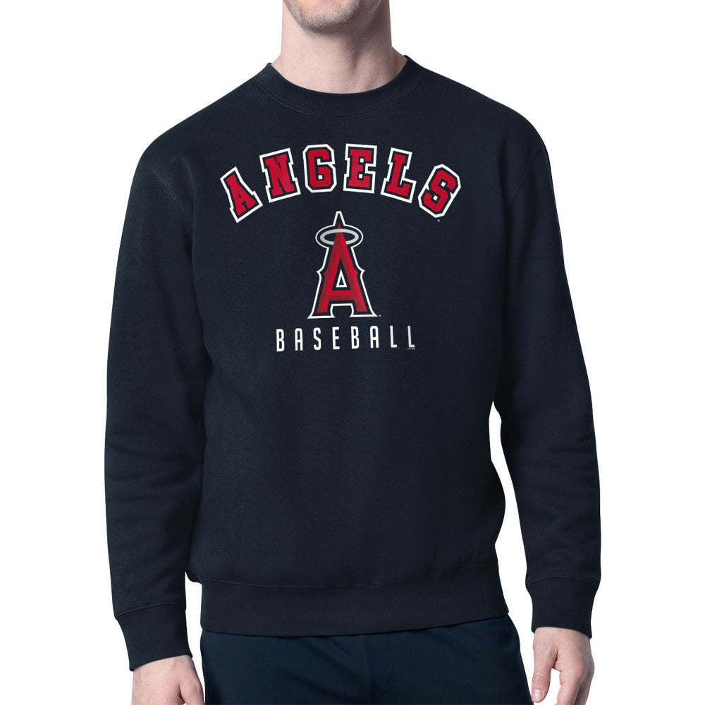 Los Angeles Angels Starter Team Logo Fleece Pullover Sweatshirt | MLB Discount