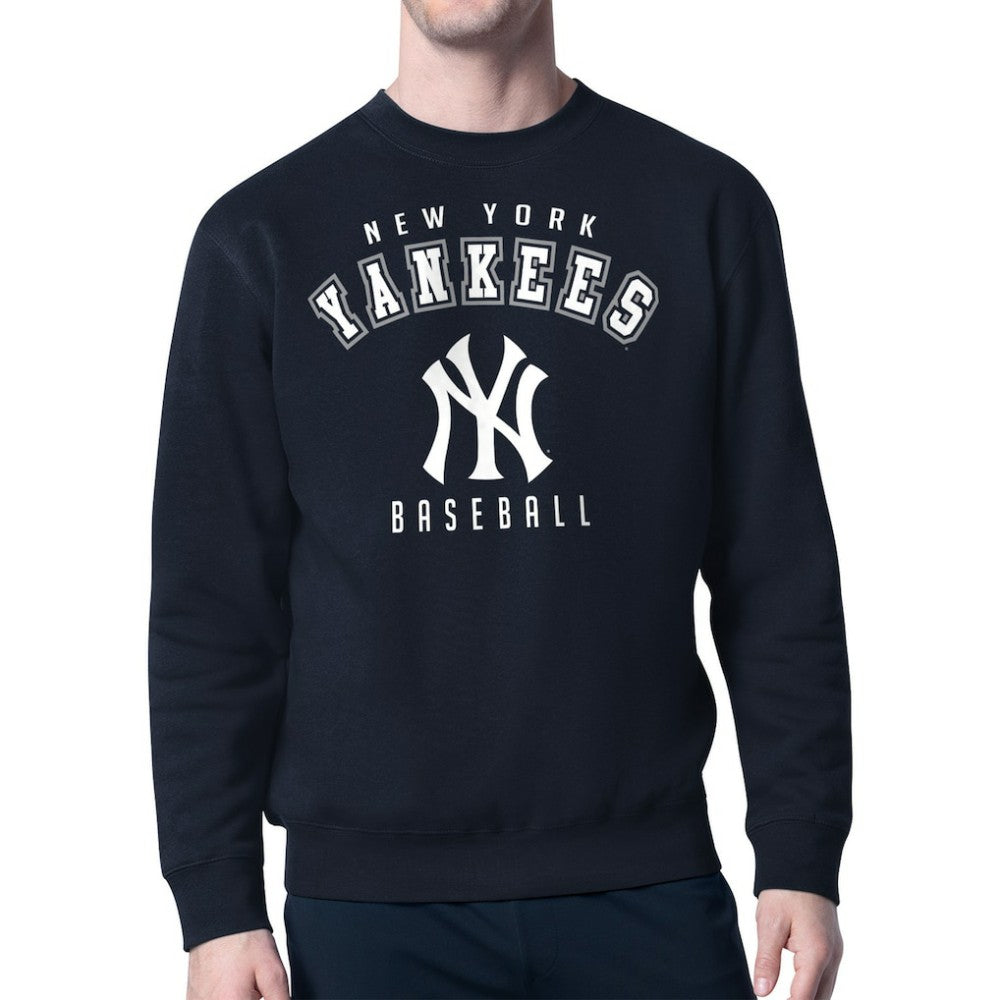 New York Yankees Starter Team Logo Fleece Pullover Sweatshirt | MLB US