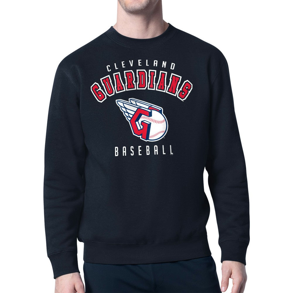 Cleveland Guardians Starter Team Logo Fleece Pullover Sweatshirt | MLB Shop