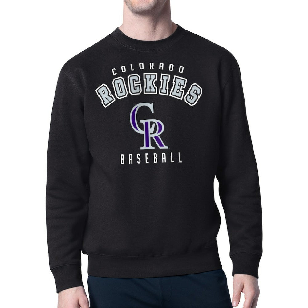 Colorado Rockies Starter Team Logo Fleece Pullover Sweatshirt | MLB Discount