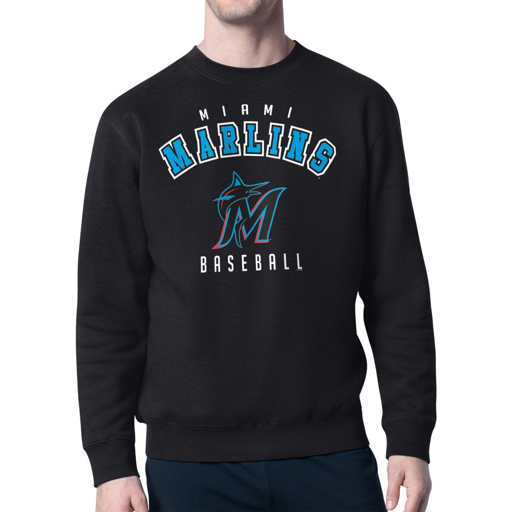 Miami Marlins Starter Team Logo Fleece Pullover Sweatshirt | MLB Sale